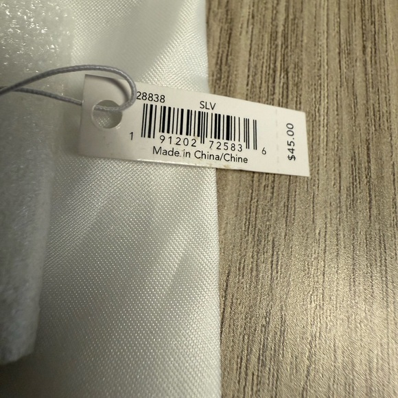 Coach Platinum Tone Geometric Crystal Stud Earrings | New with Dust Bag - Picture 4 of 6